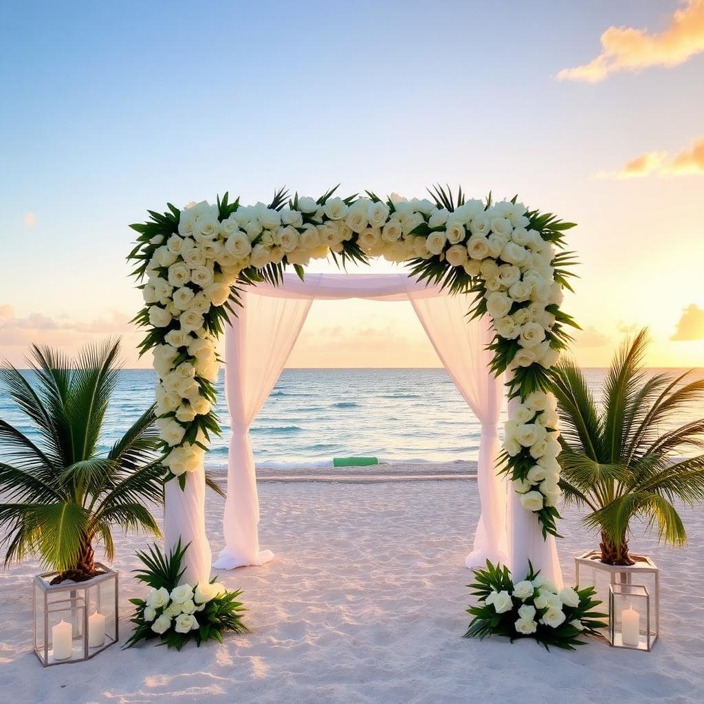 Ceremonia de boda en la playa de Miami